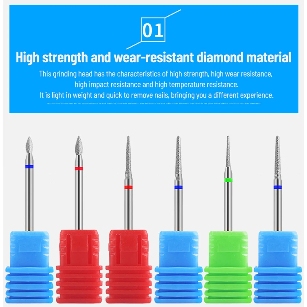 Tungsten Nail Drill Bit Carbide Milling Cutters Flame Shape Nail Sander Tips Gel Polish Remover Manicure Accessories