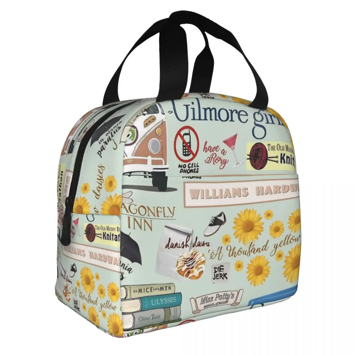 Gilmores Girls TV Movies Insulated Lunch Bag for School Office Portable Cooler Thermal Lunch Box