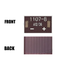 3.0V 0.6μA 11×7mm 8 Sections Indoor Dim Light Solar Panels Solar Cells Amorphous Solar Cells Thin film Solar Cells