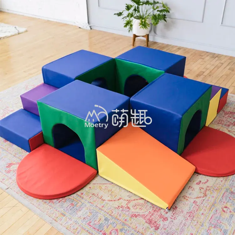

Customizable Four-Tunnel Maze Climber Toddler Foam Indoor Playsets Moetry Soft Play Equipment for Babies and Toddlers