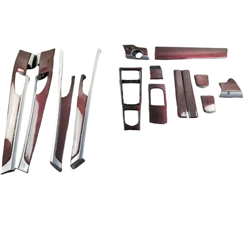 

Gold Red Carbon Fiber Interior Kit for Panamera 970 Real Carbon Custom Made