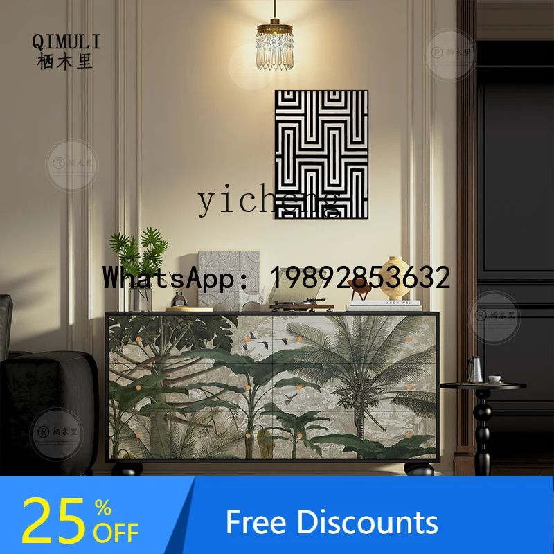Bedroom Wall Locker Rainforest Wind Living Room Storage Cabinet Room Bedside Dresser Cabinet