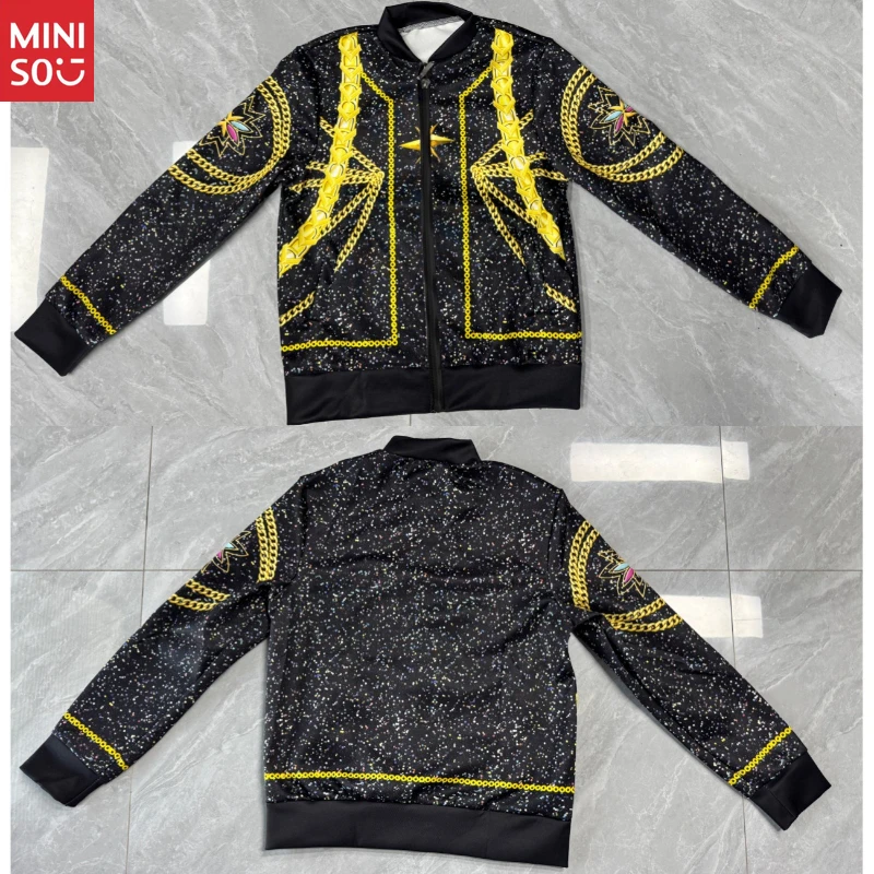 سترة بيسبول للأطفال من K-pop Demon Hunter، سترة كاجوال بسحاب مطبوعة برسوم كارتونية للأولاد والبنات