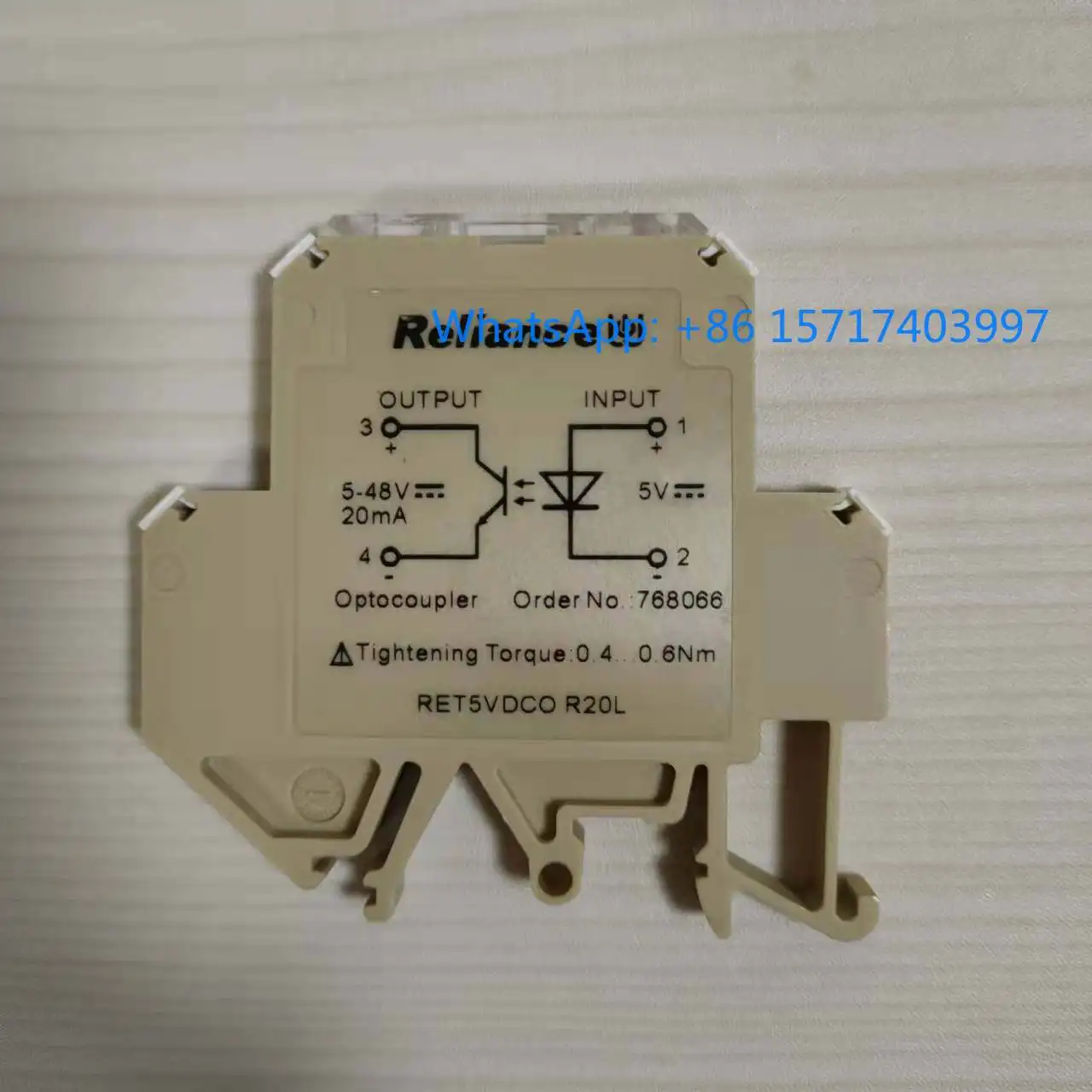 1pcs Reliance RET5VDCOR20L Item number 768066 RET5VDCOR50L Item number 768105