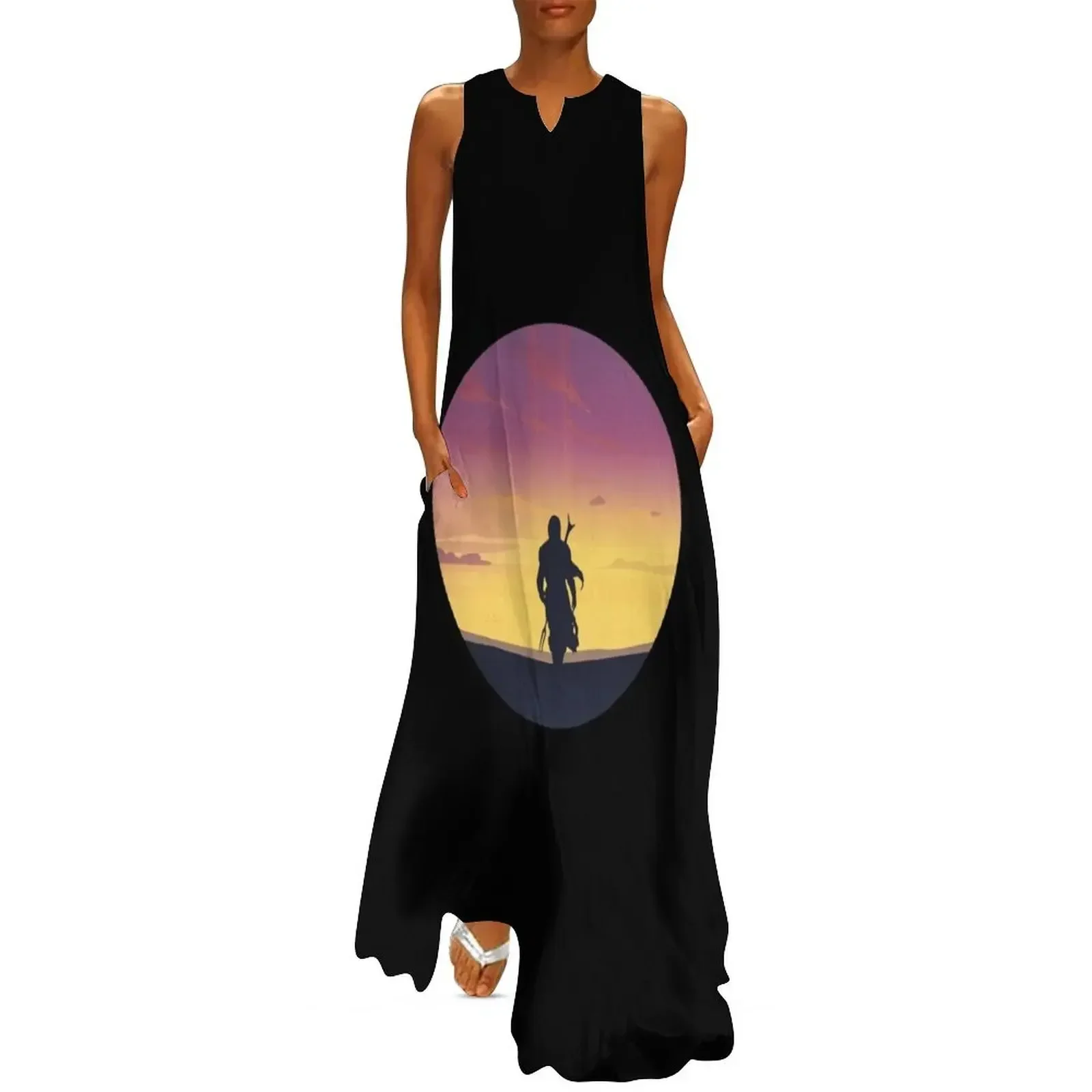 

the mando sun down 2020 gift best selling Long Dress elegant evening dresses for women 2025 cute dress Dress