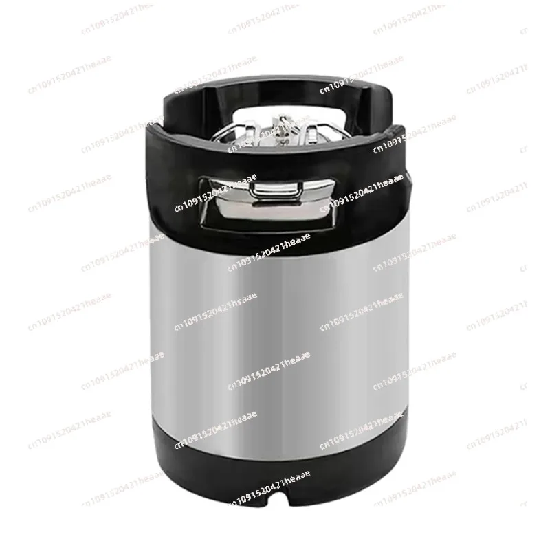 

Suitable forSoda Barrel Home Brew, 19L Rubber Handle Beer Keg, Stainless Steel Keg Leak Proof Lid,
