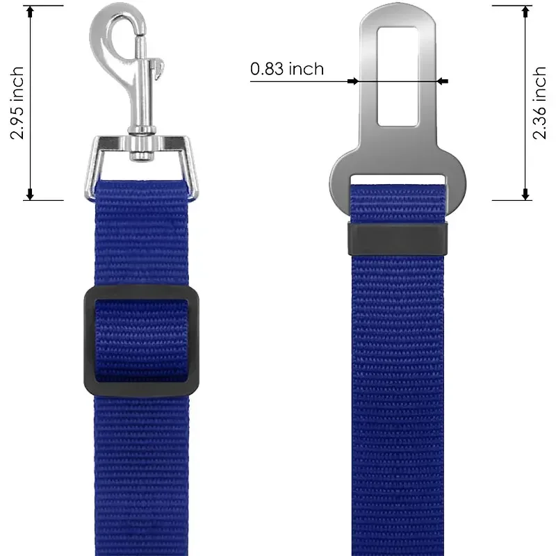 Pet dog Car Safety Buckle Pet Safety Belt Suitable for Small and Medium sized Dogs Adjustable Long and Short Pet Out Supplies