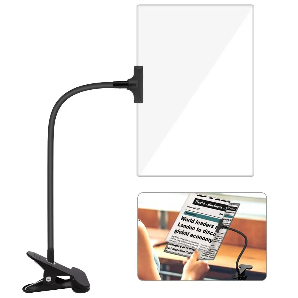 

Adjustable Magnifying Glass with Clip Flexible 5X Optical Lens 5X Magnifier Gooseneck Clip 5X High-definition Magnifies