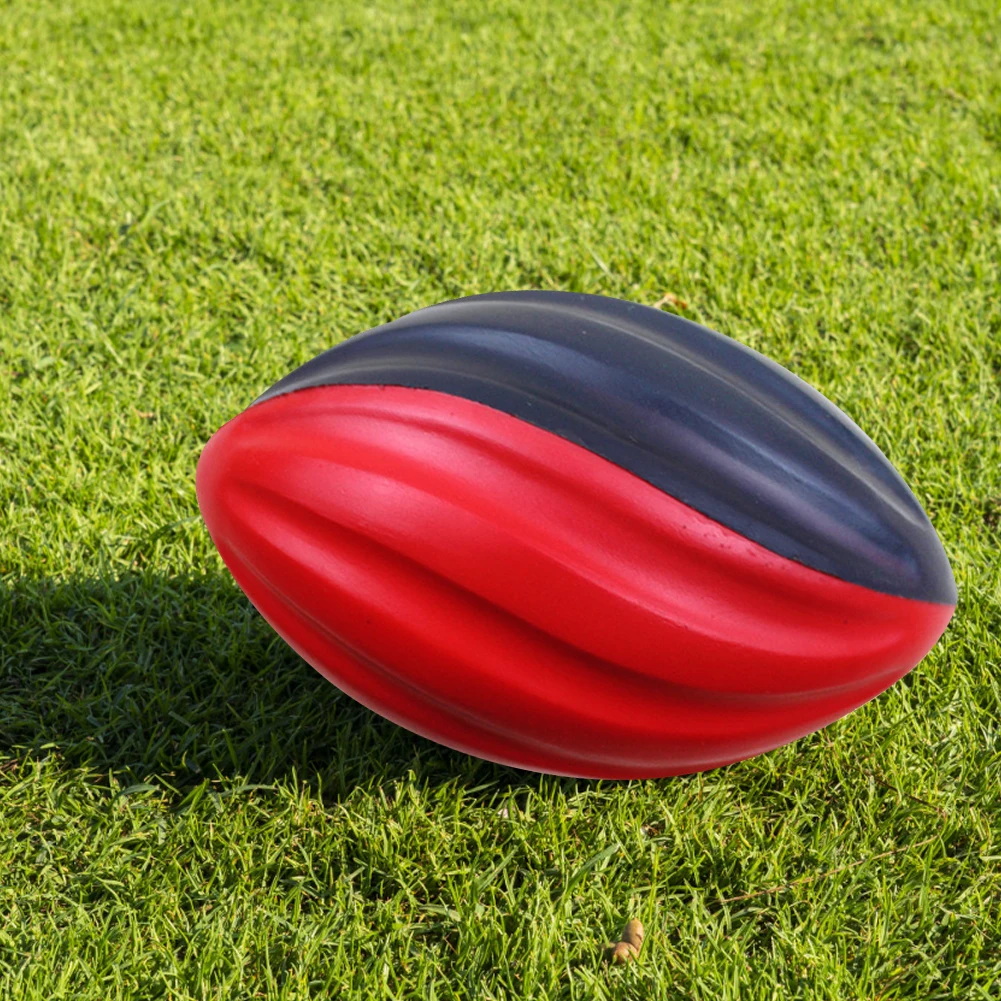 Slow Rebound Spiral Rugby Ball Toss & Kick Practice Reusable Rugby Indoor Or Outdoor Use Rugby Toy For Team Activities for Kids