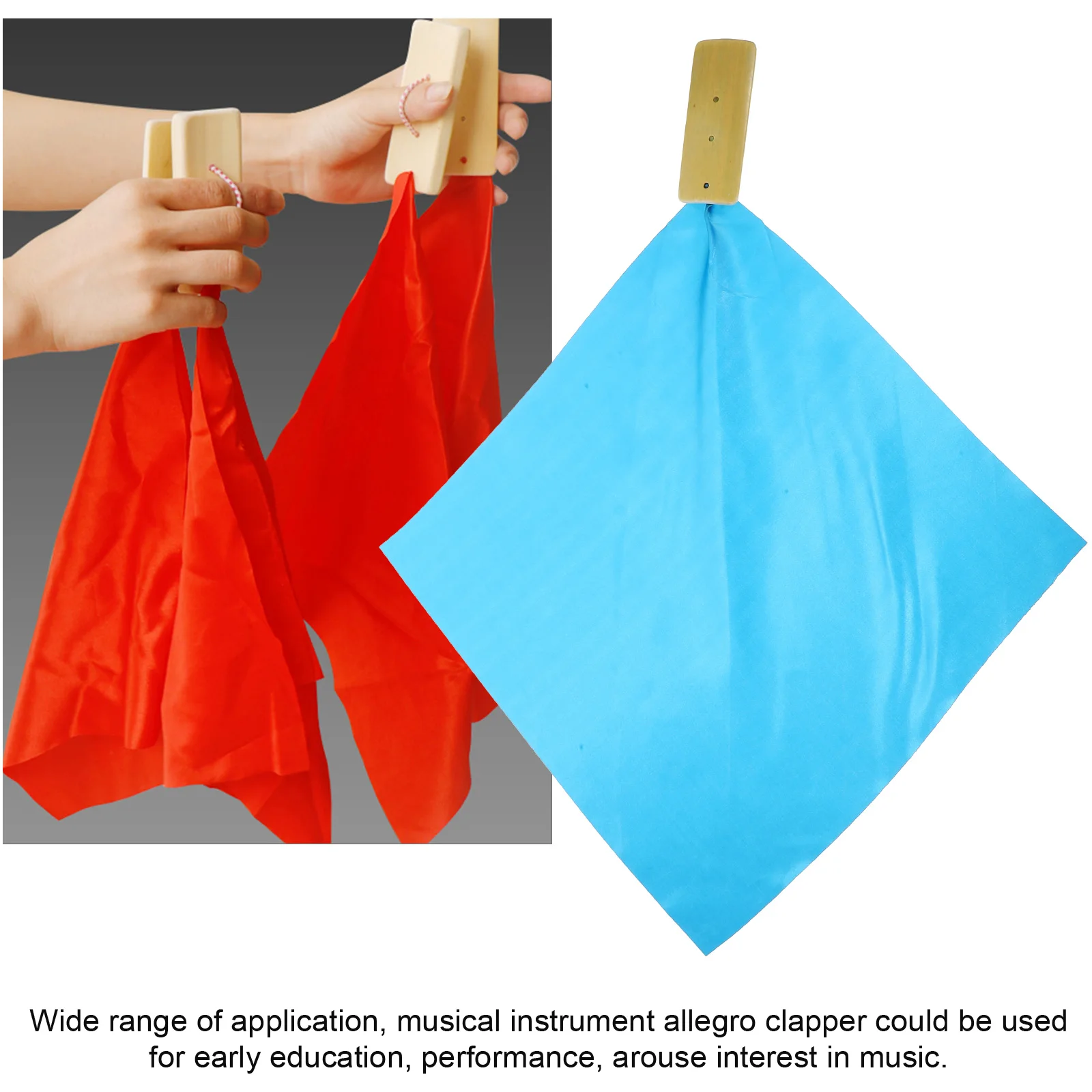 

1 set 1 Set Chinese Bamboo Allegro Clapper Traditional Instrument Kuaiban For Beginner Performance Music Education