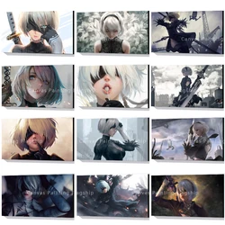 Pop Classic Game NieR: Automata Character 2b Yakuza Canvas Painting Posters Print Wall Art Picture for Living Room Home Decor
