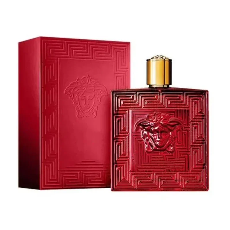 100ml Eros Flame Men Eau De Parfum Spray Tester Woody Notes Covered or Uncovered, Random Packaging Is Rudimentary