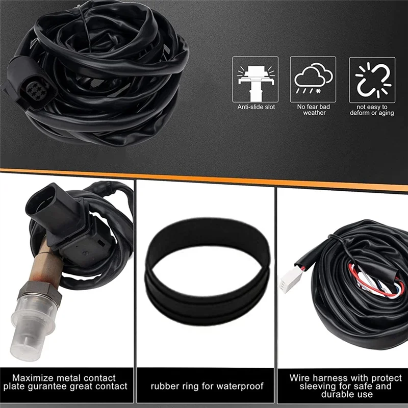 

Practical 1Set Racing Air Fuel Ratio Gauge 30-4110 AFR 52Mm Wideband O2 UEGO Controller With 4.9 LSU Oxygen Sensor 0258017025