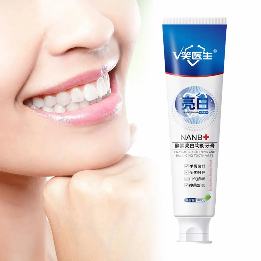 Probiotic Whitening Toothpaste Remove Stains Bad Breath Oral Breath Hygiene Tools Care Dental Plaque Cleaning Fresh Correct T6Z4