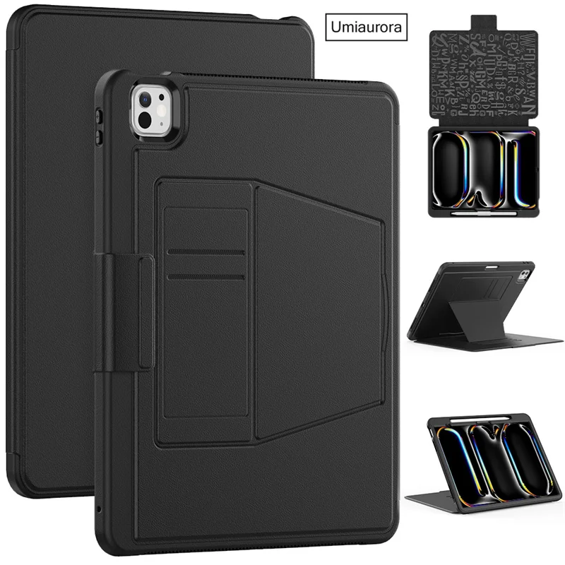 

For iPad Mini 7 Air 6 5 4 10.9 Pro 11 13 inch M4 Magnetic Smart Flip Tablet Case Full Body Stand Shockproof Wallet Cover Funda