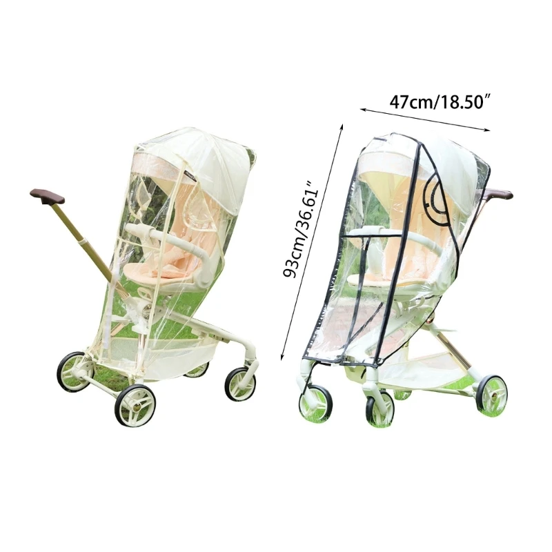 Neue Baby Kinderwagen Regen Abdeckung Universal Transparente Winddichte Schutz Wetter Schild Kinderwagen Abdeckung Kinderwagen