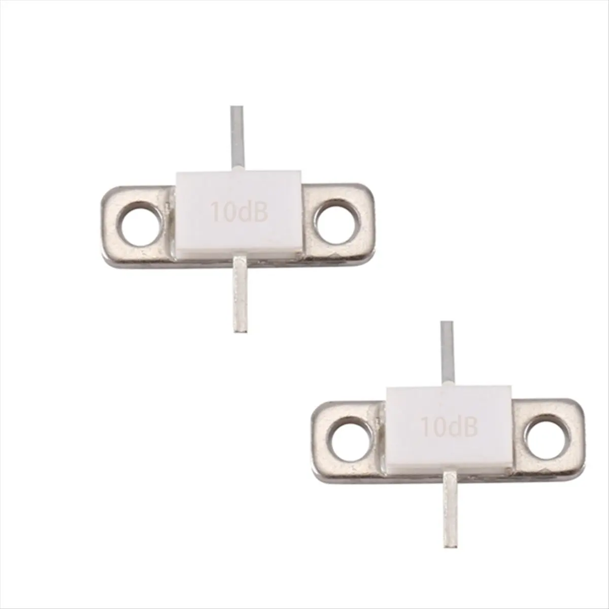 L77A 2Pcs 10DB Attenuator 100Watt ATTENUATORS FLANGED 100Watts 10DB DC-3GHz 50Ohms Full Flange 50OHM DC-3.0Ghz LOW VSWR