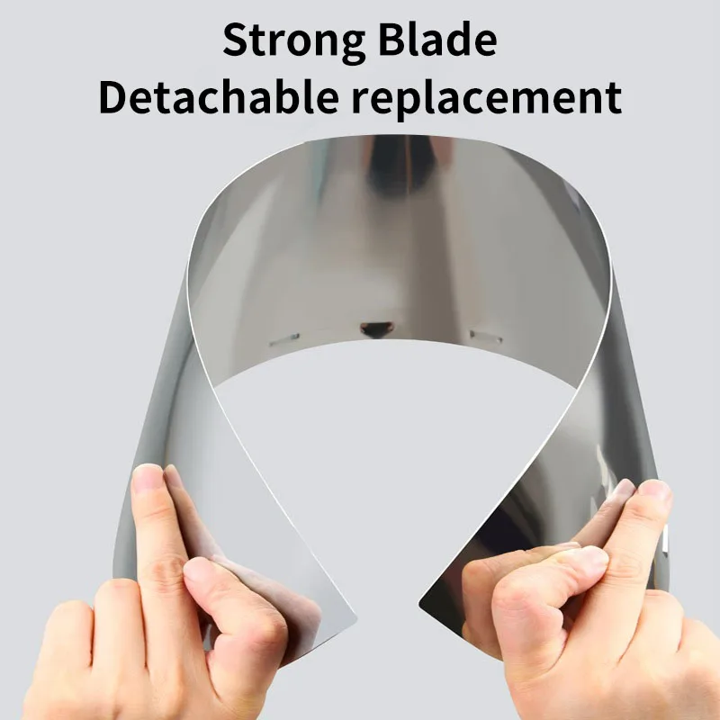 Drywall Smoothing Spatula Flexible Blade 25cm 40cm 60cm 80cm Stainless Steel Painting Skimming Flexible Blade Wall Tools