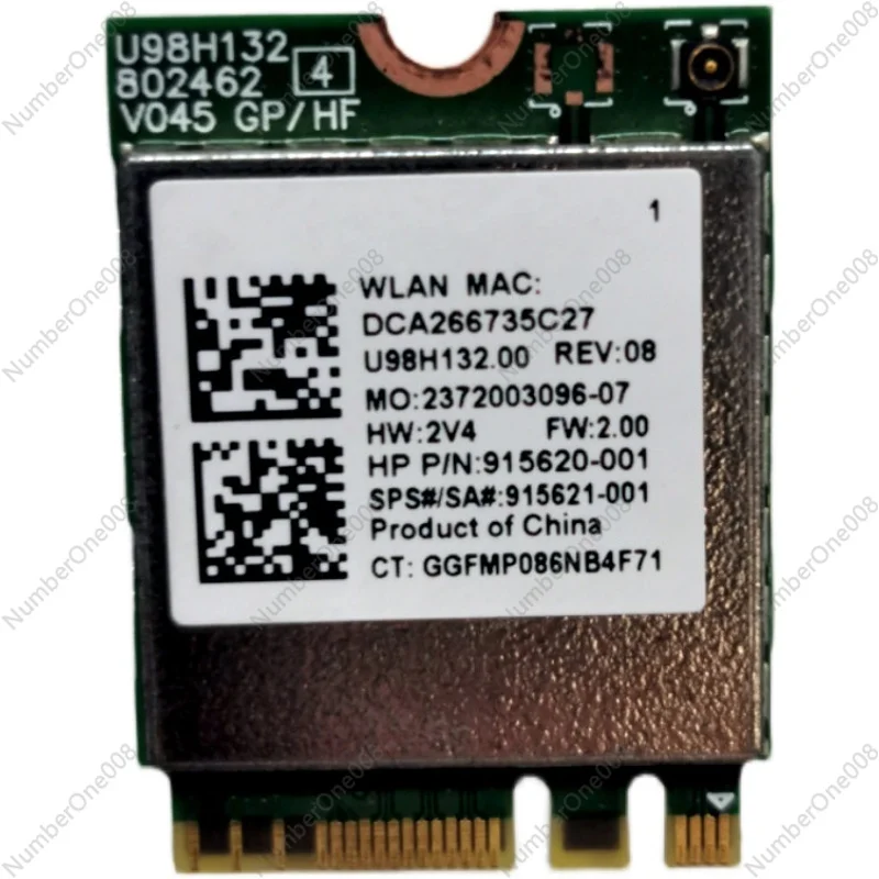Para HP RTL8821CE AC tarjeta de interfaz de red inalámbrica 433M + 4,2 Bluetooth 915620-001 915621-001