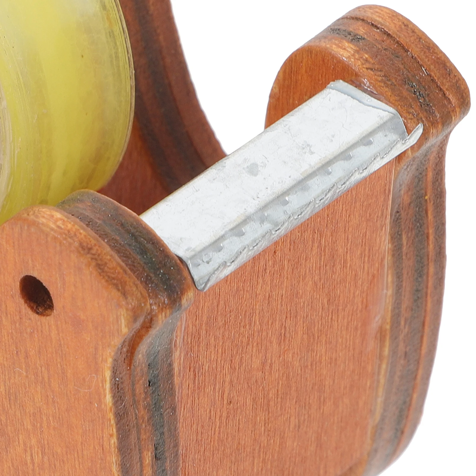 حامل شريط حمامة خشبي محمول لسطح المكتب قاطع موزع الشريط للمكتب والمنزل واللوازم الحرفية واللوازم المكتبية