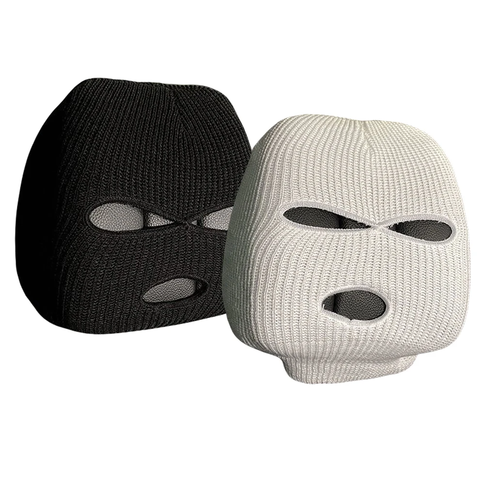 Housse universelle pour appui-tête de siège de voiture, cagoule à 3 trous, couverture complète, Halloween, noël, décoration de voiture amusante pour Tesla et BMW, 1/2 pièces