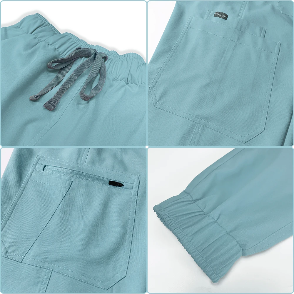 High Quality Scrub Surgical Pants Unisex Doctor Nurse Medical Uniform Clinical Bottoms Beauty Salon Spa Work Trousers