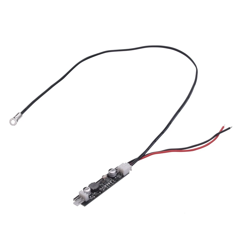 2X 2-3 Wire DC 5V 12V PWM Fan Speed Controller Governor NTC 50K Temperature Probe Sensor 40Cm Temperature Controller