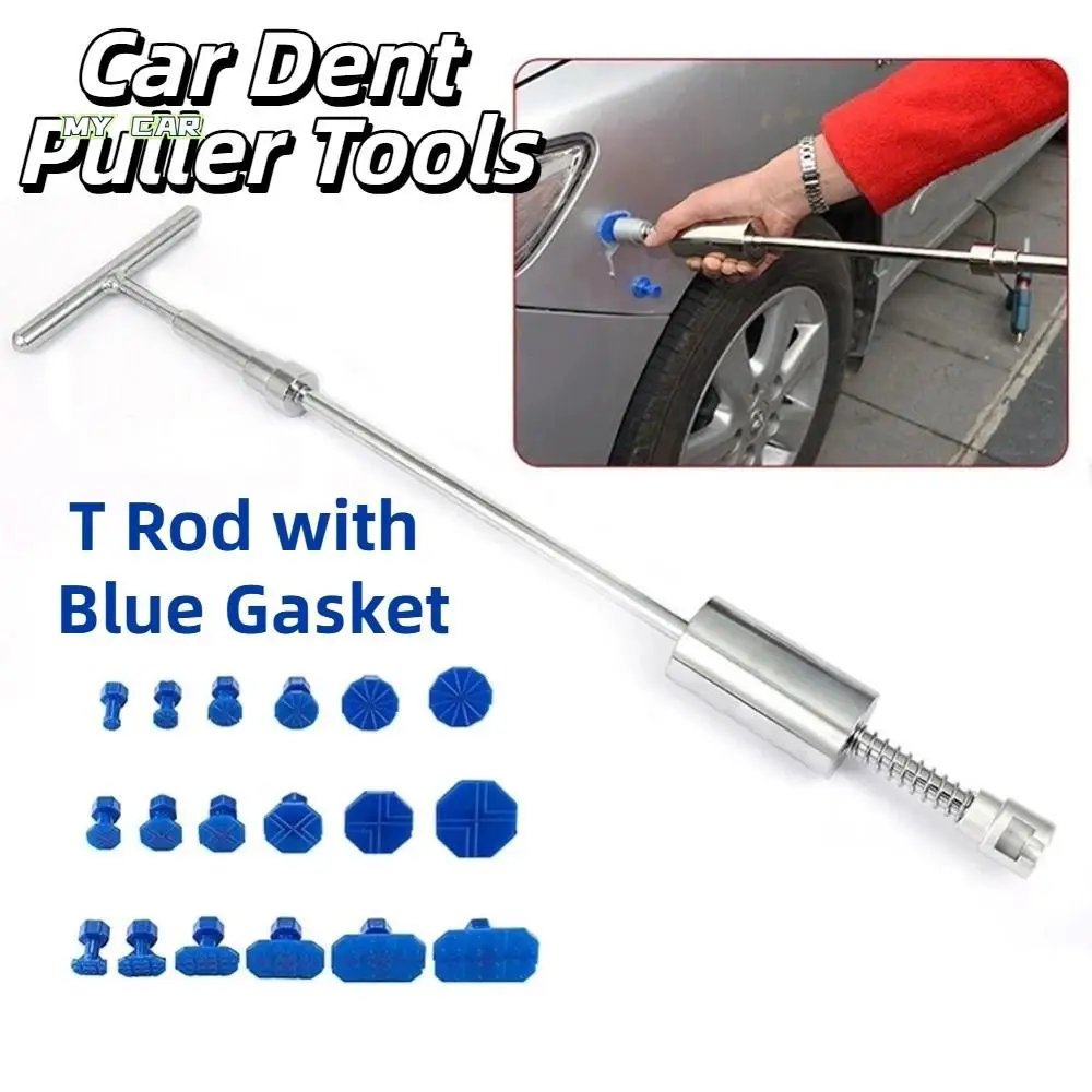 

Т-образный стержень, инструменты для удаления вмятин с прокладкой, комплект для ремонта вмятин в автомобиле, простой в использовании, средство для удаления вмятин своими руками, ремонт автомобиля