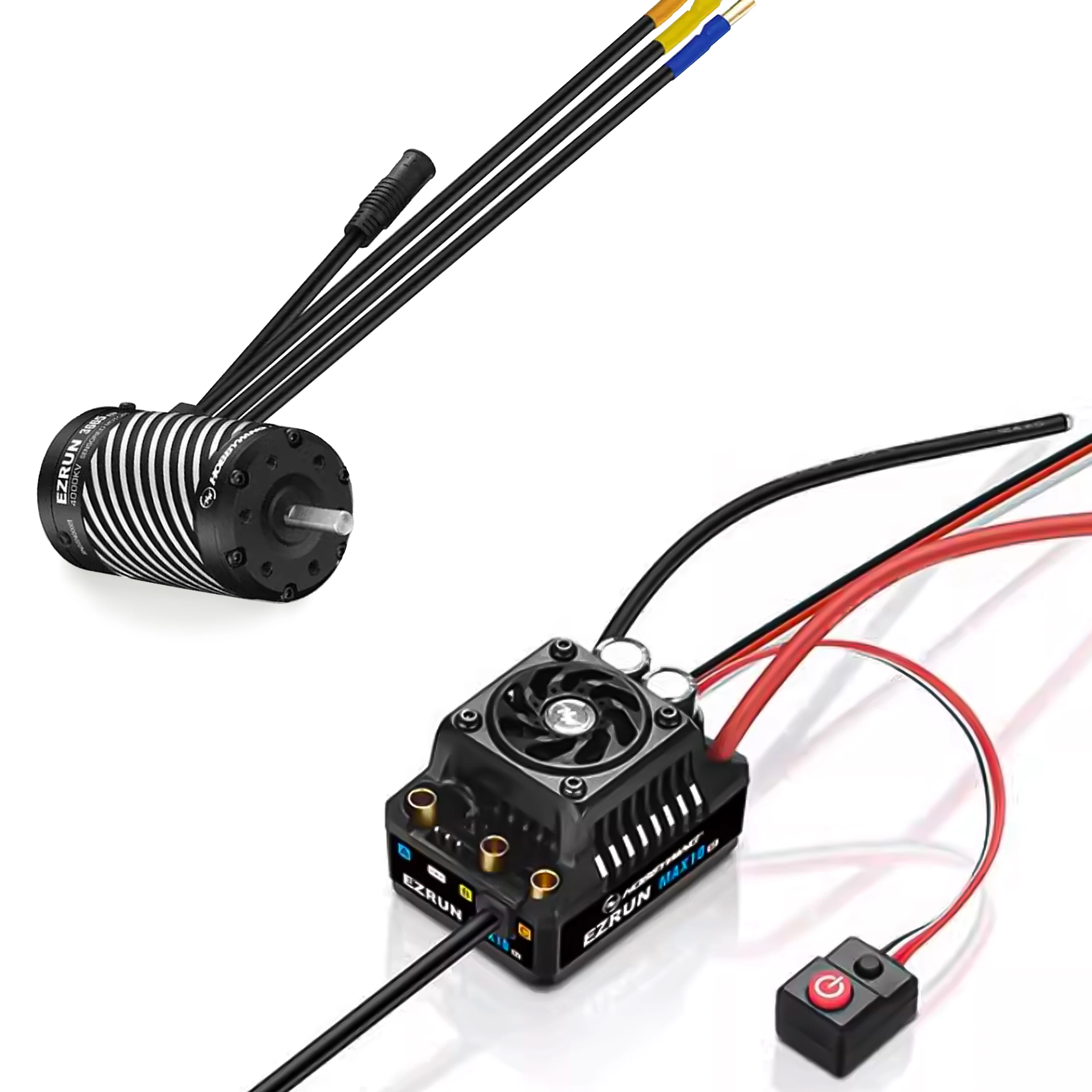 

Hobbywing 3652 3665 G3 Бесщеточный комбинированный двигатель с сенсорной щеткой менее двигателя / 80A 140A Max 10 G2 ESC для радиоуправляемого автомобиля Monster Buggy в масштабе 1/10