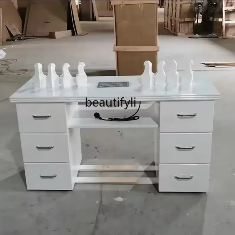

cn8617 ssNew Light Luxury Manicure Table and Chair Suit Manicure Table Economical Single Small Manicure Table
