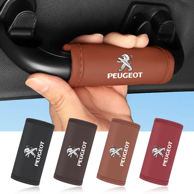 Car Door Inner Handle Protection Sleeve Soft Anti Scratch Caps for Peugeot 2008 5008 107 106 206 307 308 3008 207 208 407 508