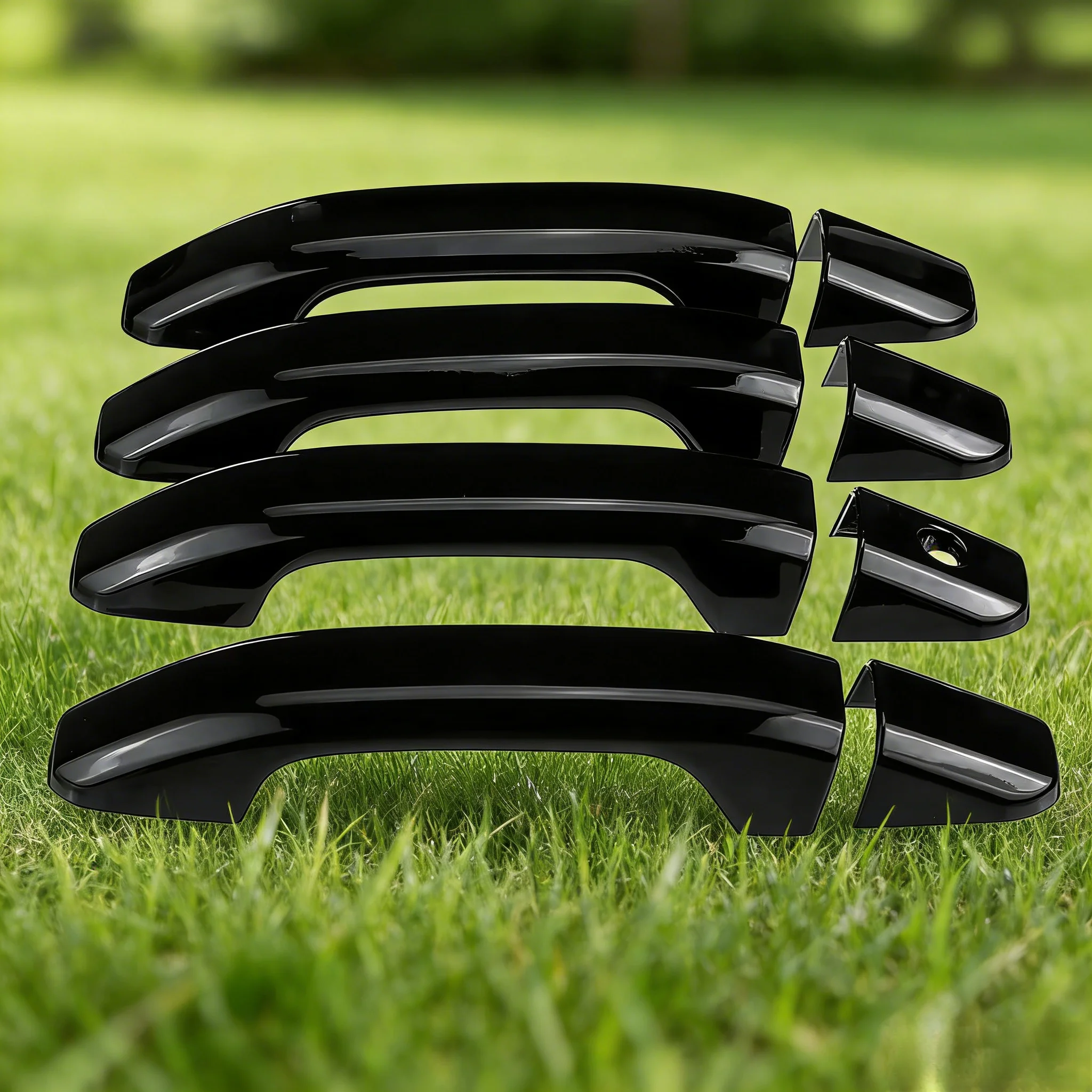 

Комплект из 8 хромированных накладок на внешние дверные ручки для Chevrolet Silverado 1500 2500 3500 и GMC 2014-2019 годов выпуска