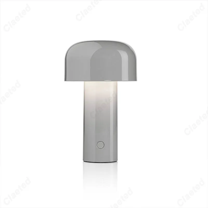 Włoski lampa stołowa grzyby przenośny bezprzewodowy dotykowy akumulator lampka nocna lampa na biurko, z wejściem USB lampa dekoracja stołu lampka