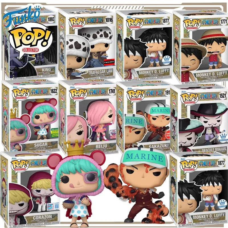 

Funko Pop Original ONE PIECE Anime Figure New Product One Piece Sugar Action Figure Toys for Boys Girls Kids Gift Ornaments