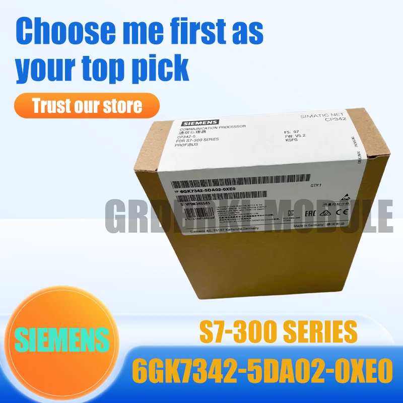 

Brand New Original SIEMENS 6GK7342-5DA02-0XE0 6GK7 342-5DA02-0XE0 Communication Processor Module