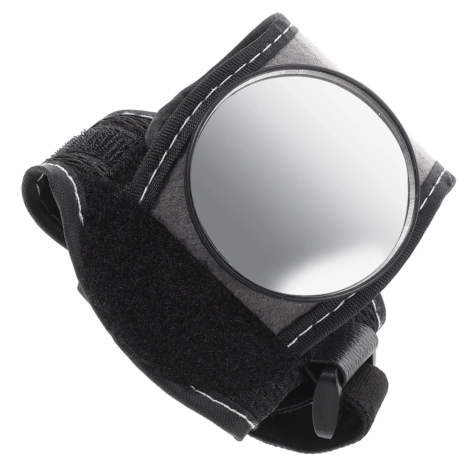 Bicycle Rear View Mirror Wrist Mounted Cycling Safety Mirror For Commuting Mountain Biking Hd Convex Wide Angle Durable