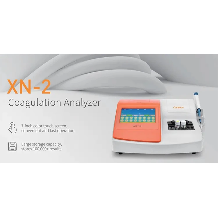 Dual channel Blood Coagulation Analyzer Touch screen Portable POCT Analyzer For Laboratory Clinic