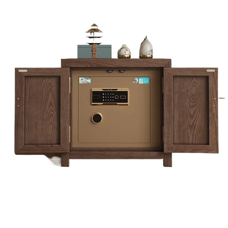 Bedside safe, new model, large anti-theft space, small hidden family with fingerprint and password 55cm