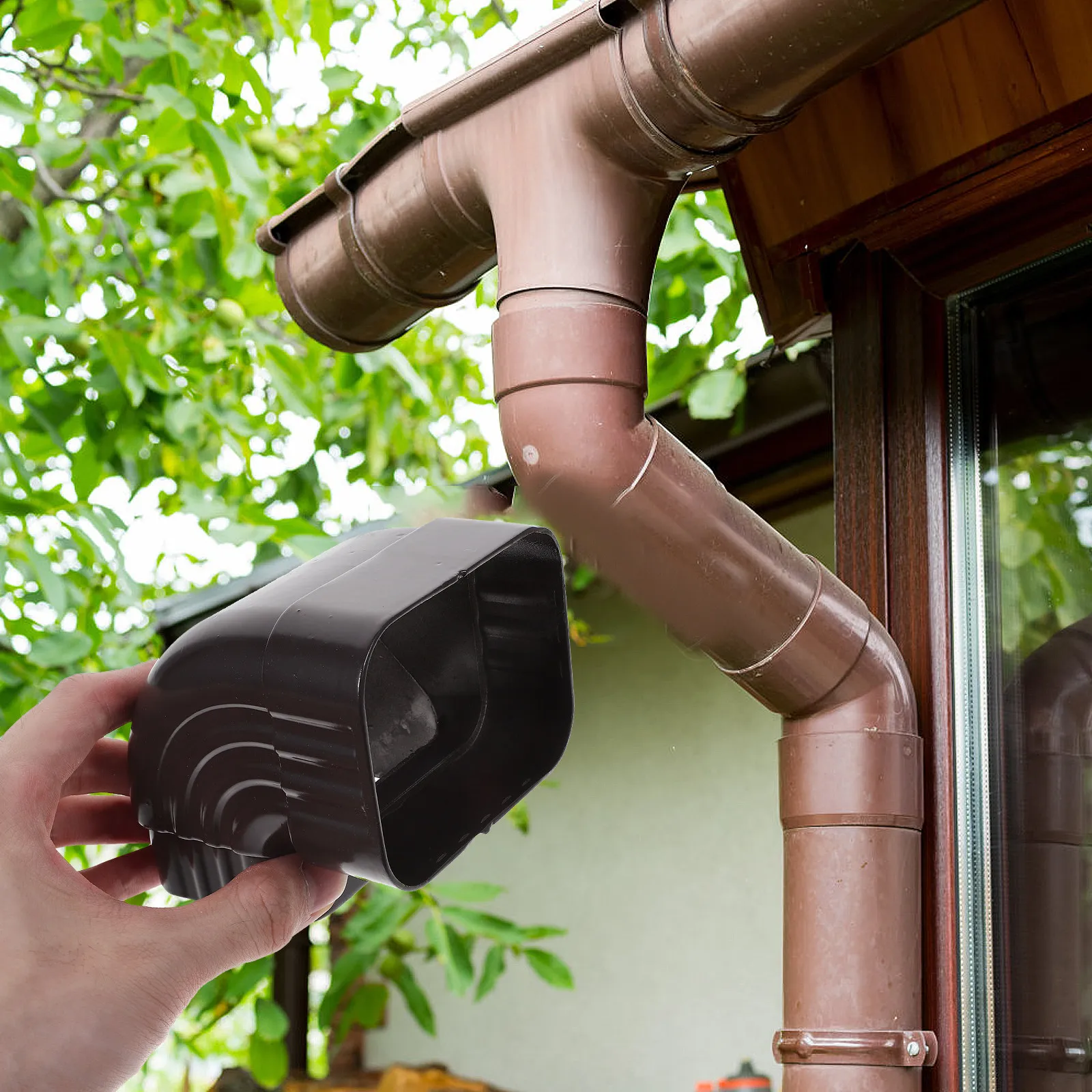 

Угловой адаптер для водосточного желоба 90 градусов, из алюминиевого сплава, для соединения водостока с дренажем, с матовой поверхностью, устойчивой к окислению, простая установка