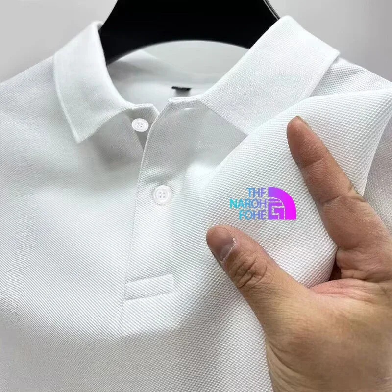 Men's Quick-Drying Breathable Casual Polo Shirt Summer Streetwear Short Sleeve Business Tops in S-4XL Sizes
