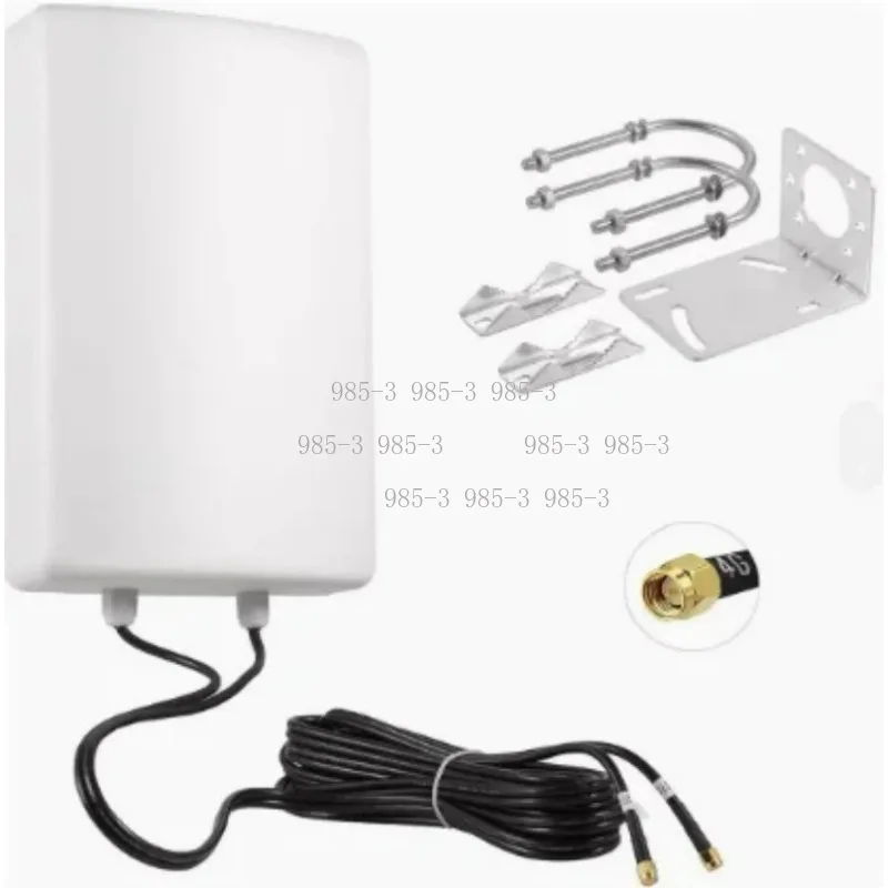 2x2 MIMO Flat Panel Antenna 11dBi High Gain SMA Male Pin Connector for 4G LTE 5G Network