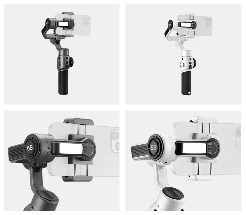 ZHIYUN Smooth 5S combo 3-Axis Handheld Stabilizer Smartphone Gimbals for iPhone 12 13 14 Pro Max Samsung Xiaomi Phones