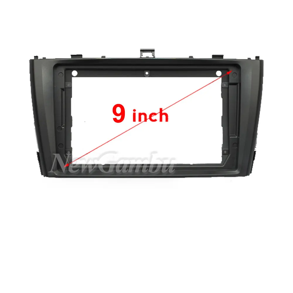 9 Inch Car Radio FIT For Toyota Avensis T270 2008-2015 Frame No Cable ABS PC Plastic Fascia Dashboard Plane Frame