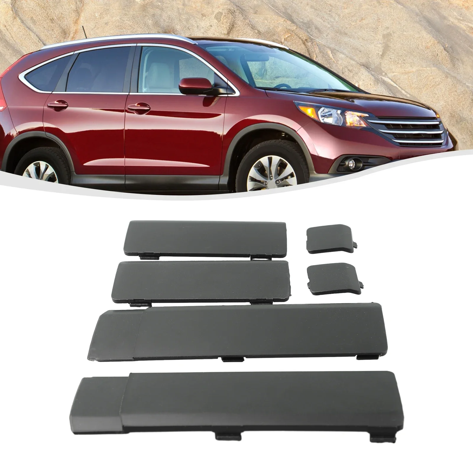 Protection and Elegance Combined in Roof Luggage Rack Cap Delete Remove Cover for Honda For CRV For CRV 2007 2011