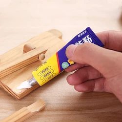 20g White Latex Super Strong Bond Glass Metal Rubber Stone Wood Plastic Glue Home Office Supply Multipurpose Nail Free Adhesive