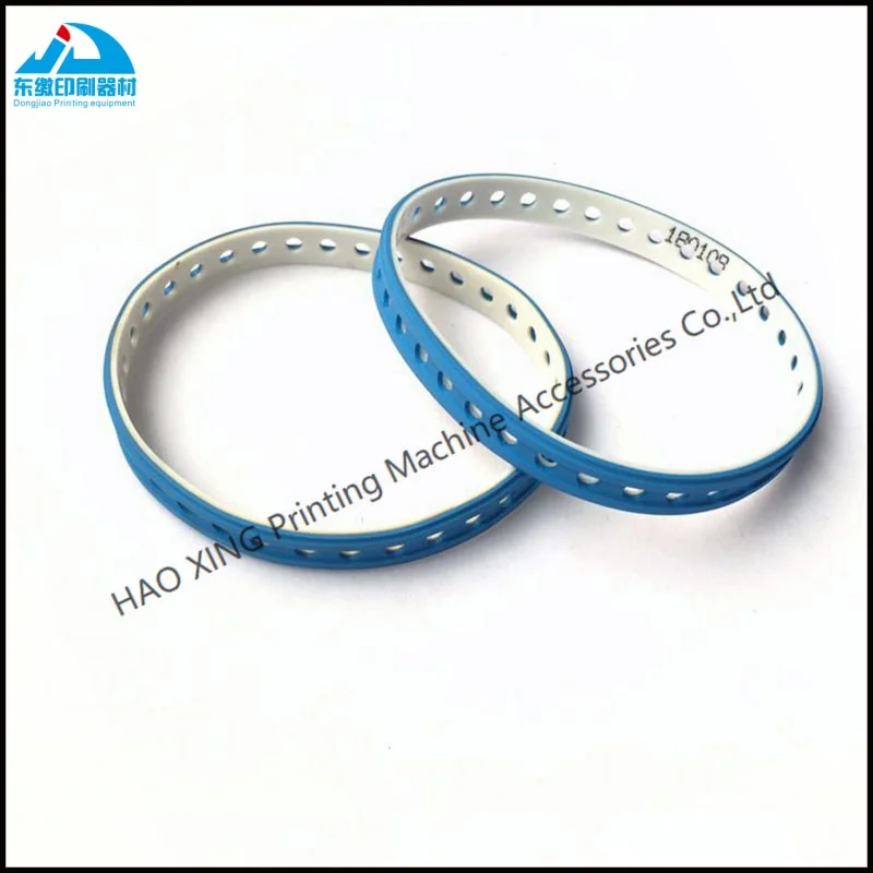 Drukmachines Onderdelen Blauw Zuigband F4.614.560 245x10mm voor Heidelberg XL75 XL105 SM102 Afdrukken Onderdelen Vertragen Riem