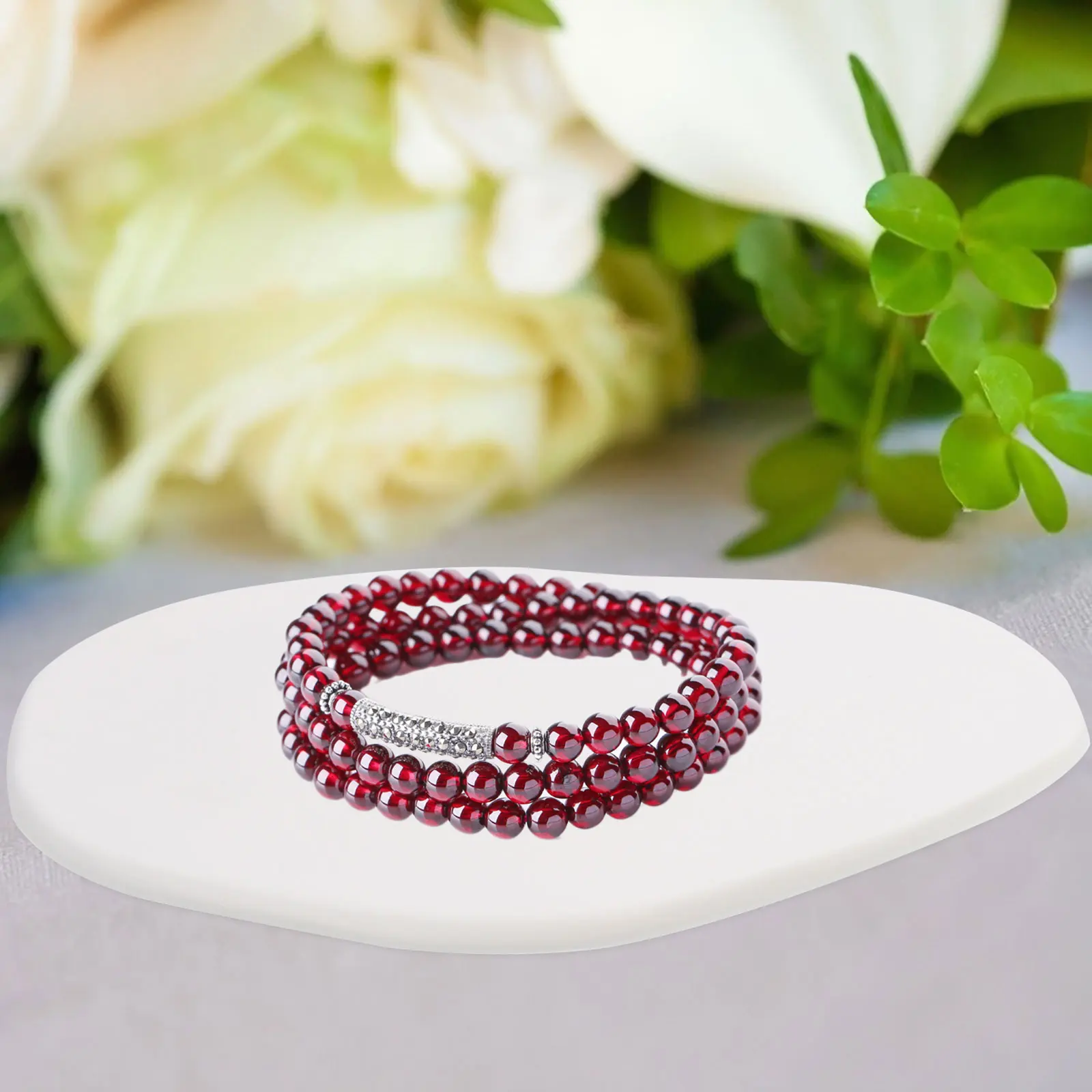 

2 Pcs Ring Plate Jewelry Storage Photography Props Organizer Display Holder Dish