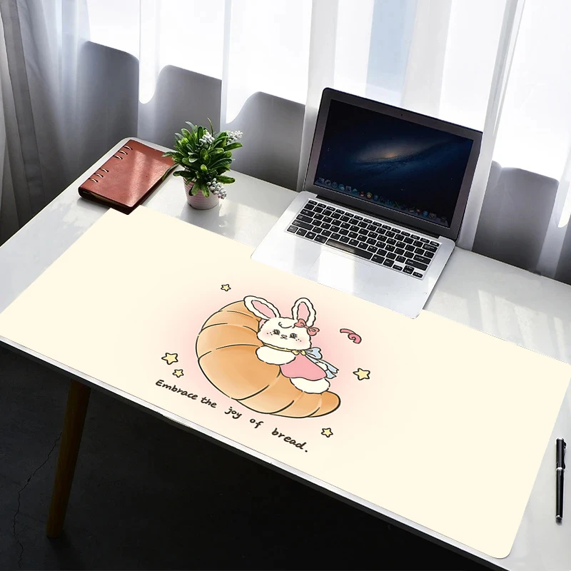 

Mouse Pad PC Non Slip Cute Rubber Mousepad Laptop Gamer Cabinet Keyboard Pad Office Computer Gaming Desk Bunny Rabbit Mouse Mat