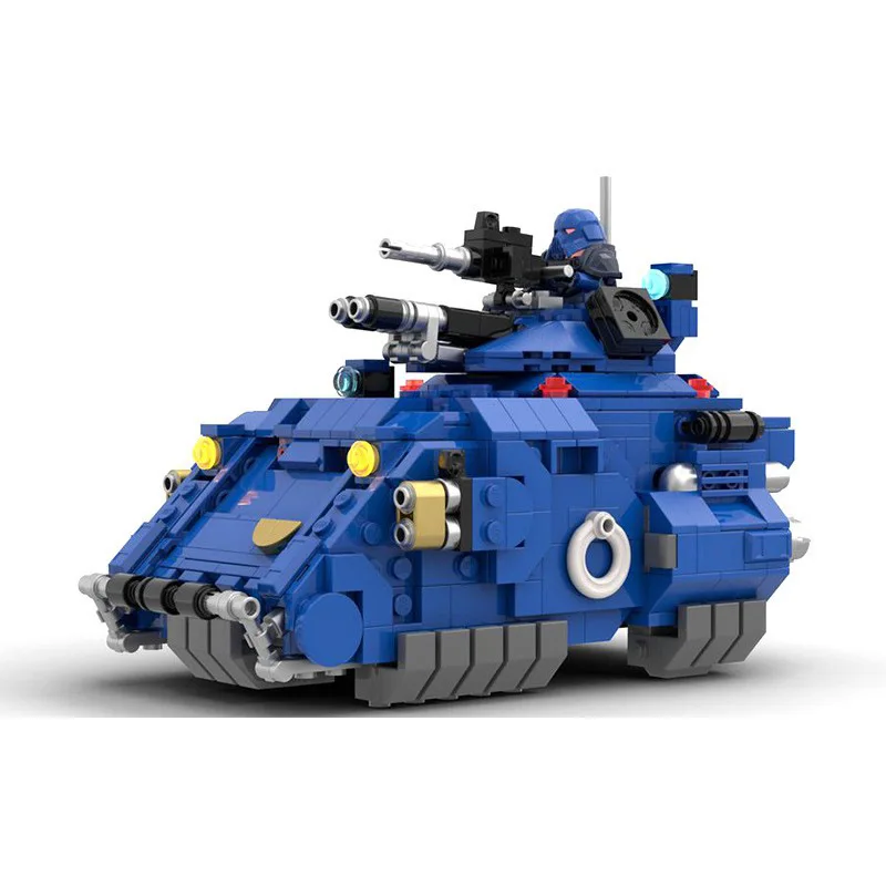 CLassic 40K Gladiator Pattern Predator Tank And Exorcist Missile Launching Vehicle Building Block Model Brick Kids Toys Gifts