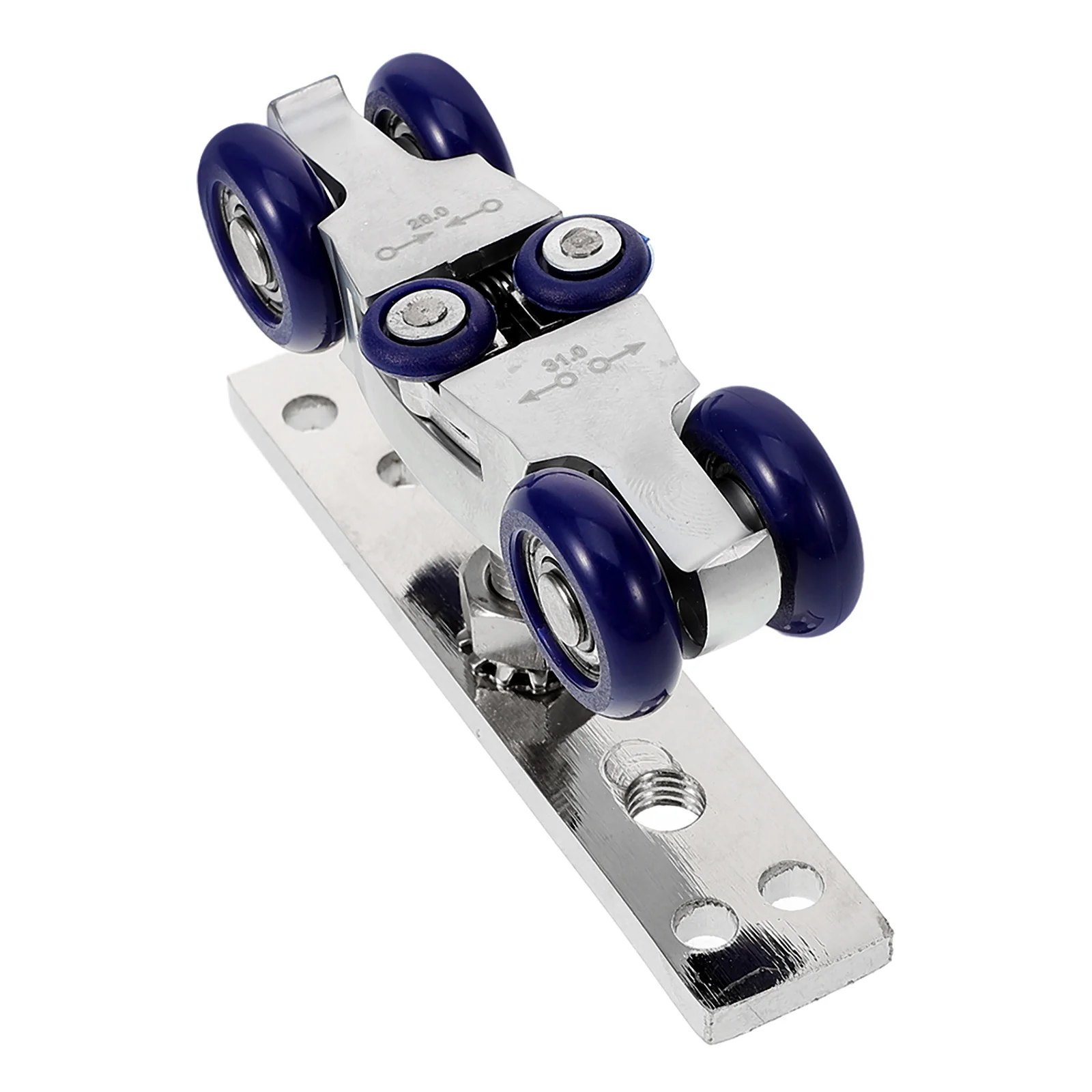 

Heavy Duty Sliding Door Roller Replacement Wheel Zinc Alloy Pok Wear Resistant Quiet Operation for Patio Cabinet Glass Doors